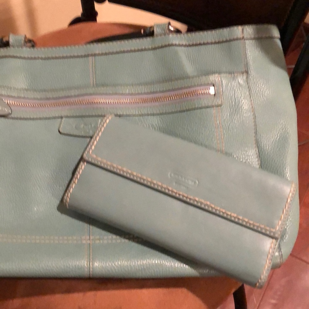 Coach Wallet with matching Checkbook